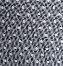 Tissu de dentelle de bout droit de points de polka fournisseur