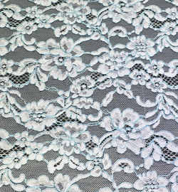 Le modèle de fleur floral de corde de coton de tissu en nylon de dentelle pour des garmen vendent en gros fournisseur