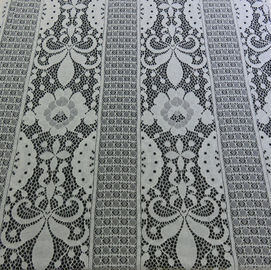 Tissu en nylon de dentelle de Trident de polka de coton floral de points pour habiller la largeur de 152CM fournisseur