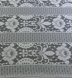 Tissu en nylon de dentelle de Trident de polka de coton floral de points pour habiller la largeur de 152CM fournisseur