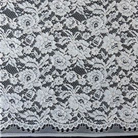 Tissu de dentelle attaché par macramé noire moderne par la cour, qui respecte l'environnement fournisseur
