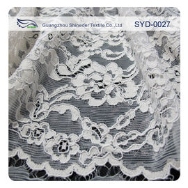 Le Suisse argenté de mode a attaché des robes de jeunes mariées de tissu de dentelle de jacquard fournisseur