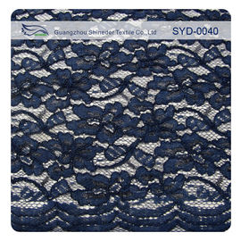 Bel équilibre attaché cranté de tissu de dentelle de voile avec le contenu en nylon et visqueux fournisseur