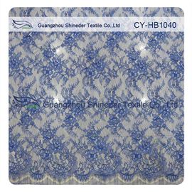 Tissu de couture coloré de robe de mariage d'équilibre de dentelle de guipure de cil fournisseur