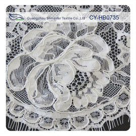Tissu attaché lourd de dentelle de robe de mariage de cil, qui respecte l'environnement fournisseur