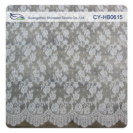 Équilibre de couture de dentelle de cil de fleur blanche pour la robe de mariage nuptiale fournisseur
