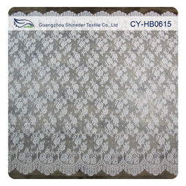 Équilibre de couture de dentelle de cil de fleur blanche pour la robe de mariage nuptiale fournisseur