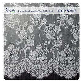 Équilibre de couture de dentelle de cil de fleur blanche pour la robe de mariage nuptiale fournisseur