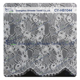 Le grand équilibre nuptiale de dentelle de Chantilly de cil/a cranté le tissu de dentelle fournisseur