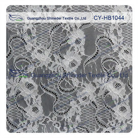 Le grand équilibre nuptiale de dentelle de Chantilly de cil/a cranté le tissu de dentelle fournisseur