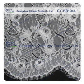 Le grand équilibre nuptiale de dentelle de Chantilly de cil/a cranté le tissu de dentelle fournisseur
