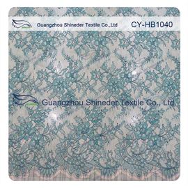Tissu français élégant coloré de dentelle de robes de mariage de dentelle de Chantilly fournisseur