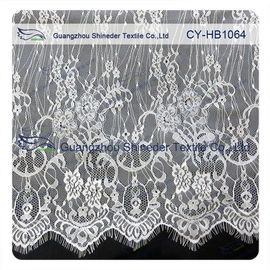 Dentelle antique de voile de Chantilly de coupe de main en vêtement de dames et textile à la maison fournisseur